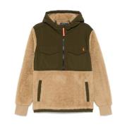 Polo Ralph Lauren Beige Faux-Fur Färgblock Kappa Beige, Herr