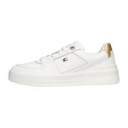 Tommy Hilfiger Essential Basket Sneaker Vit Läder White, Dam