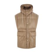 Jil Sander Beige Oversize Nylon Jacka Beige, Herr