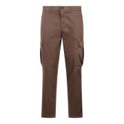 White Sand Cargo Byxor med Multi-Fickor Brown, Herr