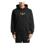 Barrow Mönstrad Logga Ficka Spirit Hoodie Black, Herr