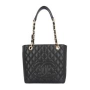 Chanel Vintage Pre-owned Laeder chanel-vskor Black, Dam