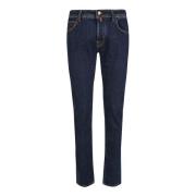 Jacob Cohën Super Slim Fit 5-Fickbyxor Blue, Herr