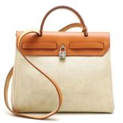 Hermès Vintage Pre-owned Laeder handvskor Beige, Dam