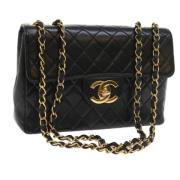 Chanel Vintage Pre-owned Laeder chanel-vskor Black, Dam