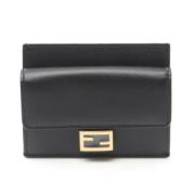 Fendi Vintage Pre-owned Laeder plnbcker Black, Dam