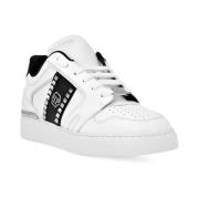 Philipp Plein Casual Sneakers i Lila Färg White, Herr