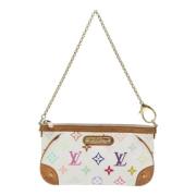 Louis Vuitton Vintage Pre-owned Canvas kuvertvskor White, Dam