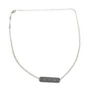 Louis Vuitton Vintage Pre-owned Metall halsband Gray, Dam