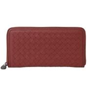 Bottega Veneta Vintage Pre-owned Laeder plnbcker Red, Dam