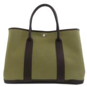 Hermès Vintage Pre-owned Tyg handvskor Green, Dam