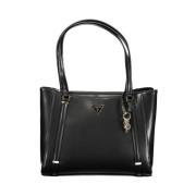 Guess Svart polyeten handväska med Daryna design Black, Dam