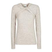 Isabel Marant Guld Kern Stilfull Halsband Beige, Dam