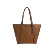 Michael Kors Pratt Axelvskan med Blixtls Brown, Dam