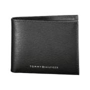 Tommy Hilfiger Svart Läder Plånbok | To-32195 Black, Herr