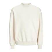 Jack & Jones Beige Långärmad Sweatshirt Höst/Vinter Beige, Herr