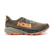 Hoka One One Bruna Sneakers med Multi-Panel Design Brown, Herr