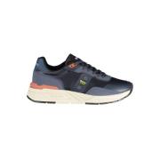 Blauer Polyester Sneaker Blue, Herr