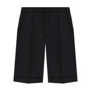 Saint Laurent Bermuda Ull Mohair Shorts Black, Herr