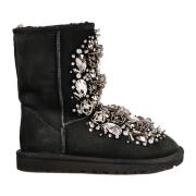 UGG Suede Stone Ankelboots Black, Dam