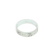 Gucci Vintage Pre-owned Vitt guld ringar Gray, Dam