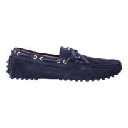 Car Shoe Läder Loafers Blue, Herr