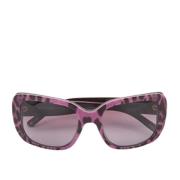 Dolce & Gabbana Pre-owned Pre-owned Acetat solglasgon Purple, Dam