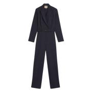 Josh V Stilren Morris Jumpsuit i Marinblå Blue, Dam