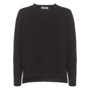 Kangra Svart Cashmere Crewneck Tröja Kvinna Black, Dam