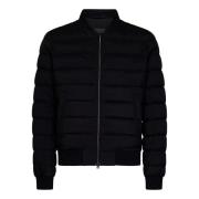 Herno Svart Nuage Nylon Bomberjacka Black, Herr