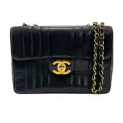 Chanel Vintage Pre-owned Laeder chanel-vskor Black, Dam