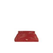 Cult Gaia Clutch Lillia Mini Red, Dam