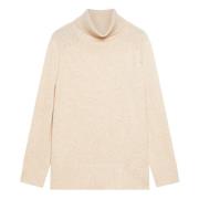 Elena Mirò Stilig Maglia Topp Beige, Dam