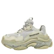 Balenciaga Vintage Pre-owned Laeder sneakers Gray, Dam