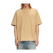 Diesel Casual Beige Loose Fit T-shirt Beige, Herr