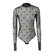 Givenchy Svart polka dot tröja stiligt bekvämt Black, Dam