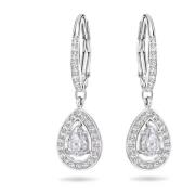 Swarovski Damsmycken Attract Light Pear Vit Rhodiumpläterad 5197458 Gr...