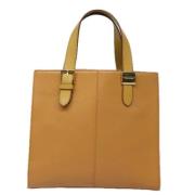 Burberry Vintage Pre-owned Laeder handvskor Beige, Dam