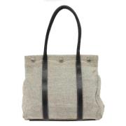 Prada Vintage Pre-owned Canvas totevskor Gray, Dam