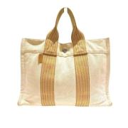 Hermès Vintage Pre-owned Canvas totevskor Beige, Dam