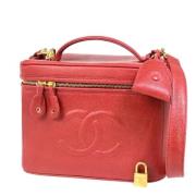 Chanel Vintage Pre-owned Laeder kuvertvskor Red, Dam