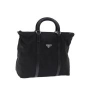 Prada Vintage Pre-owned Nylon prada-vskor Black, Dam