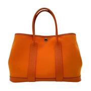 Hermès Vintage Pre-owned Canvas totevskor Orange, Dam