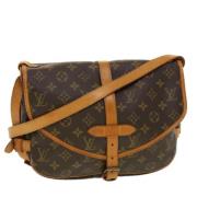 Louis Vuitton Vintage Pre-owned Canvas louis-vuitton-vskor Brown, Dam