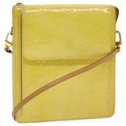 Louis Vuitton Vintage Pre-owned Laeder kuvertvskor Yellow, Dam