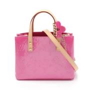 Louis Vuitton Vintage Pre-owned Canvas handvskor Pink, Dam