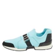 Hermès Vintage Pre-owned Laeder sneakers Blue, Dam