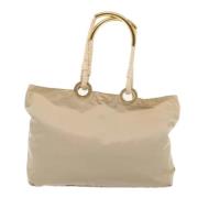 Prada Vintage Pre-owned Tyg totevskor Beige, Dam