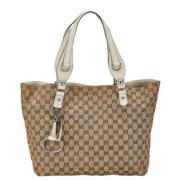 Gucci Vintage Pre-owned Laeder gucci-vskor Beige, Dam