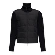 Moncler Kofta med vadderad framsida Black, Herr